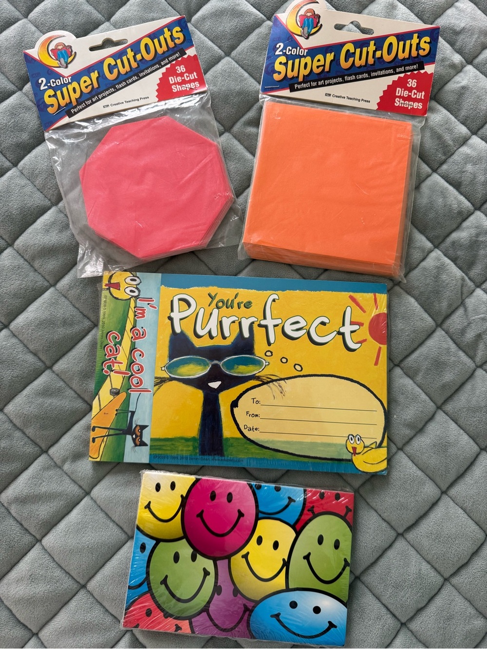 2-Color Super Cut-Outs, Bookmarks and postcards